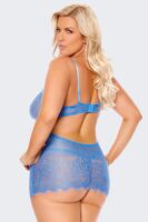 Open Back Diamond Design Babydoll