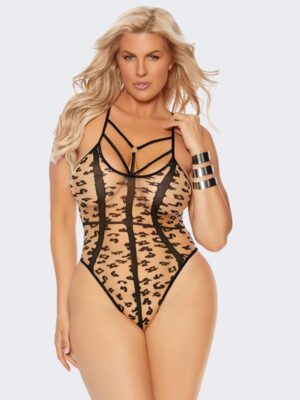 Sheer Leopard Teddy